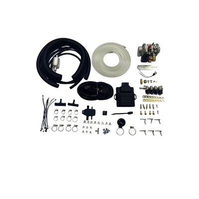 کیت تبدیل اتوگاز CNG با ریل انژکتور 4 سیلندر ECU پلاستیکی 48 پین ABS