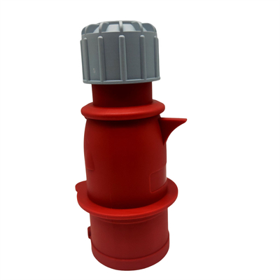 دوشاخه شارژ قرمز LLANO 32A CEE 5 پین IP44 برای شارژر قابل حمل EV نوع 2