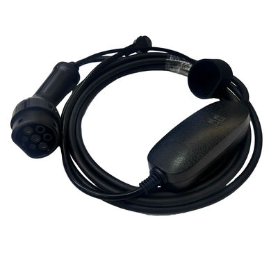 خرید شارژر قابل حمل EV AC 16A اروپایی 1 فاز 1.0 نوع 2 IEC62196 online manufacture