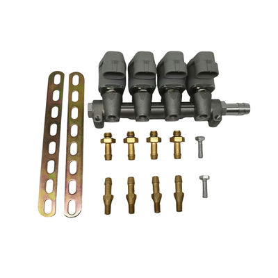 خرید ریل تزریق کننده خاکستری برای LPG / CNG با مقاومت 2 Ohm آزمون حرفه ای برای CNG یا LPG اتومبیل 4 ضربه online manufacture