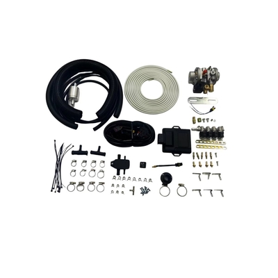 کیت تبدیل اتوگاز CNG با ریل انژکتور 4 سیلندر ECU پلاستیکی 48 پین ABS