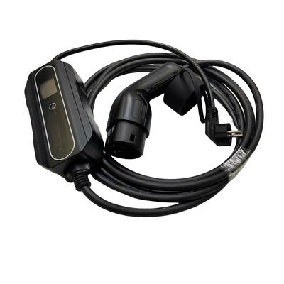 شارژر قابل حمل برقی برقی استاندارد IEC62196 1 فاز AC 16A قابل تنظیم 3.5 کیلووات