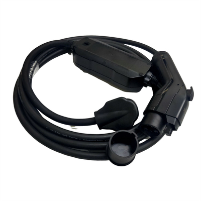 Nema14-50 دوشاخه شارژ Type2 شارژر قابل حمل EV 1 فاز AC 32A قابل تنظیم