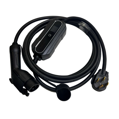 Nema14-50 دوشاخه شارژ Type2 شارژر قابل حمل EV 1 فاز AC 32A قابل تنظیم