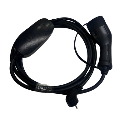 شارژر قابل حمل EV AC 16A اروپایی 1 فاز 1.0 نوع 2 IEC62196