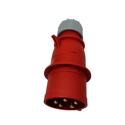 LLANO ضد آب 380V-415V CEE دوشاخه شارژ 5 پین 7KW با کانکتور قرمز