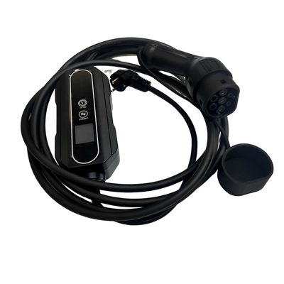شارژر قابل حمل EV 1 فاز 2.1 قابل تنظیم AC 16A با گواهینامه CE TUV