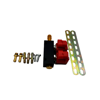 ریل انژکتوری 2 سیلندر 3 اهم LN-VTK02 برای کیت های تبدیل خودرو گاز مایع CNG CNG