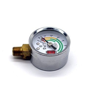 مانومتر LPG 0-10kg/Cm³ نقره ای فشارسنج گاز LPG IP65